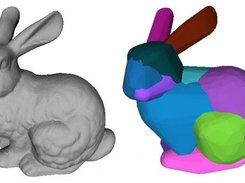 Approximate Convex Decomposition of &#34;Bunny&#34;