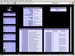 Network Detail Screen with Plugin Outputs and Dark Layout