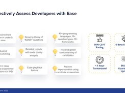 Objectively assess developers with ease