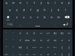 Hackerskeyboard Screenshot 1