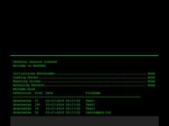 Login and ls command
