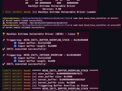 HackSys Extreme Vulnerable Driver Screenshot 2