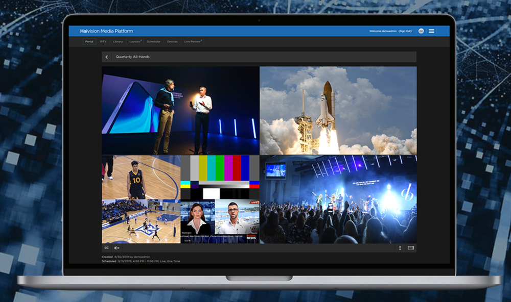 Haivision Media Platform Screenshot 1