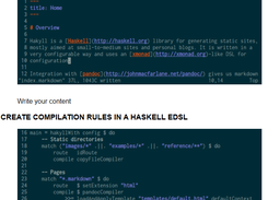 Hakyll Screenshot 1