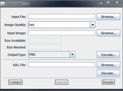 Hallucinate version 1.2  Windows User Interface