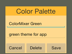 Edit/Delete Palette/Colors