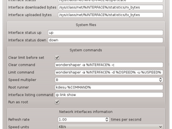 Configuration window.