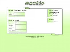 Mystic Login Page