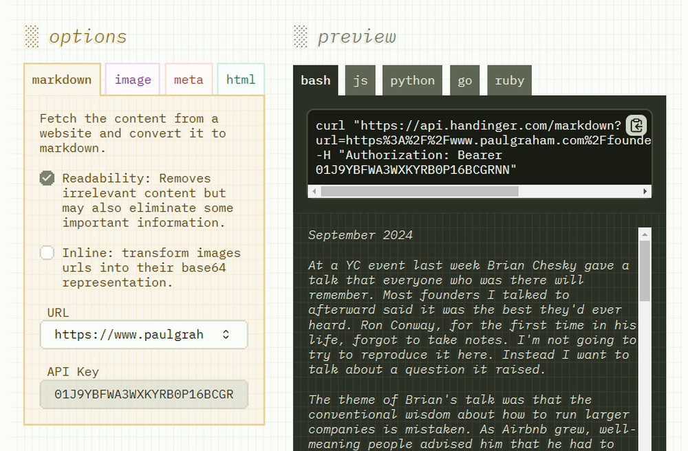 Handinger Screenshot 1