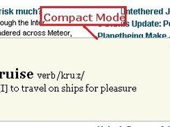 compact mode