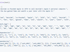 sample output in English