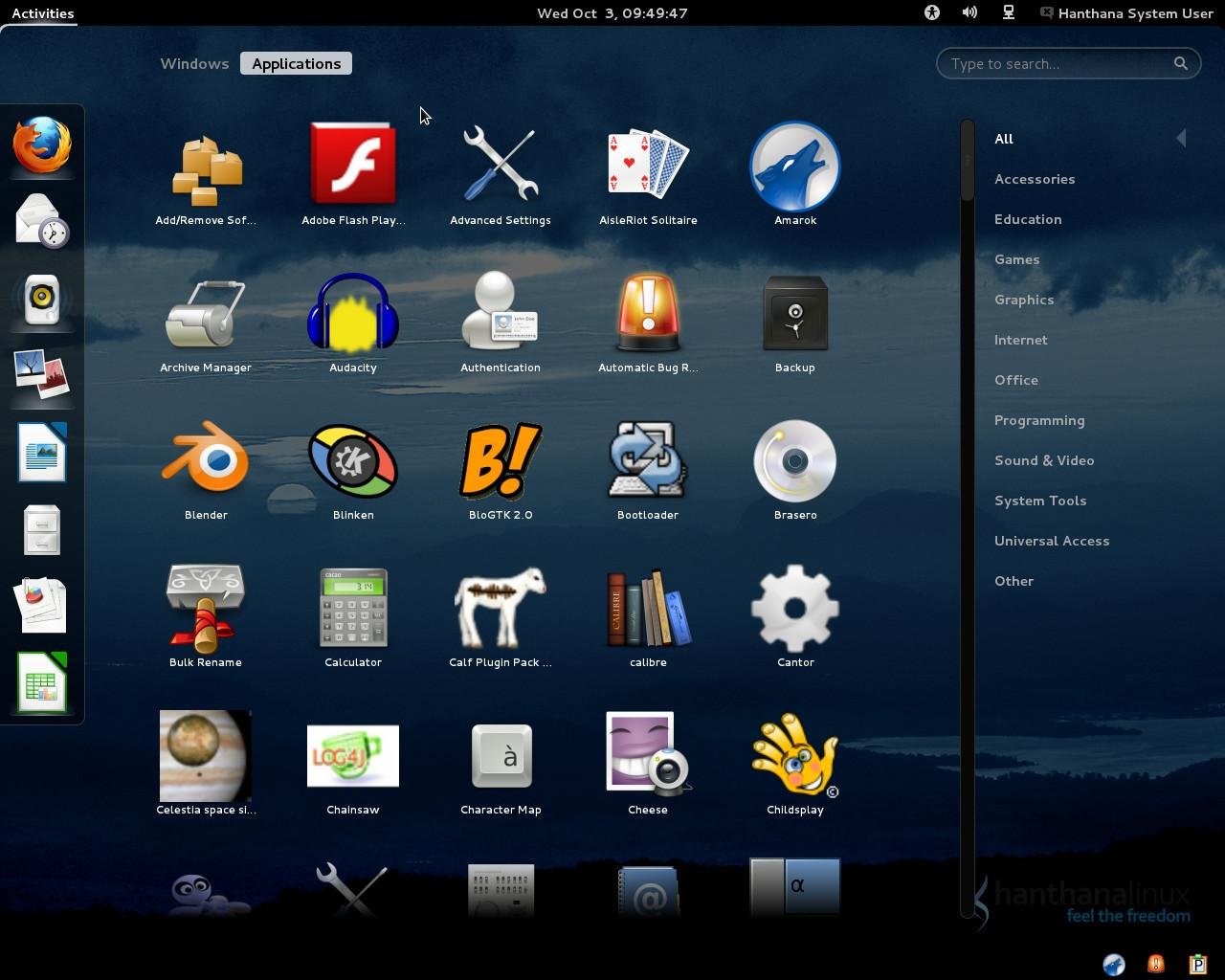 hanthana linux OS à·à¶³à·à· à¶´à·à¶±à·à¶à·à¶» à¶´à·âà¶»à¶à·à¶µà¶½