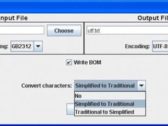 Converting chinese text files