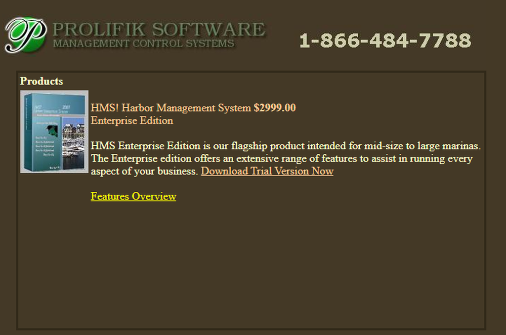 Harbor Management System Screenshot 1