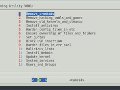 HardenLinux Menu