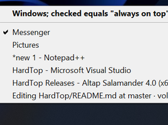 Context menu example