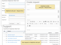 HarePoint HelpDesk for SharePoint Screenshot 2