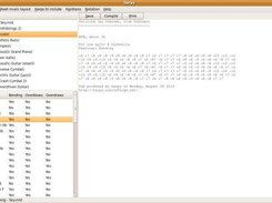 harpy 0.1.8 in plain text tablature mode under Ubuntu