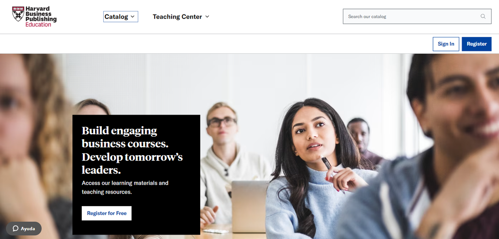 Harvard Business Publishing Education Screenshot 1