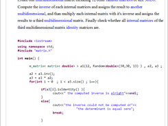 Matrix, linear algebra, invese, multidimensional matrices and linear algebra