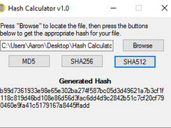 Hash Calculator Main