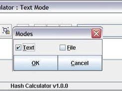 Setting Application Mode - Text or File Mode