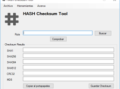 HASH Checksum Tool Screenshot 1