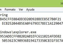 Results saved on a text file