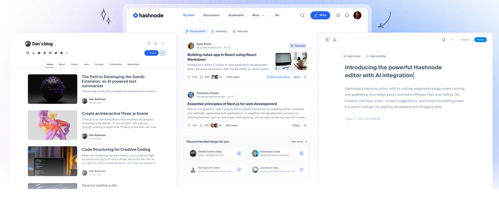Hashnode Screenshot 1