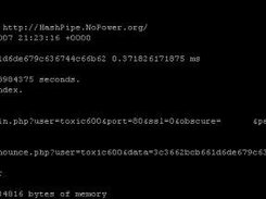HashPipe PHP client 0.2-alpha starting up on OpenBSD 4.1 ksh