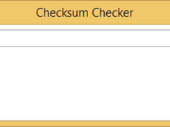 Checksum Checker Screenshot 1