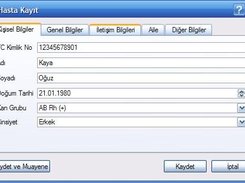 Registering a patient