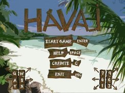 Game main menu