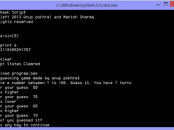 Hawk Script shell view