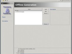 The offline generation section