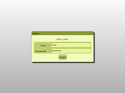 Simple example: Login window