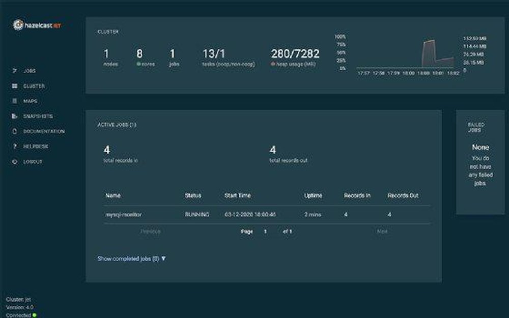 Hazelcast Jet Screenshot 1