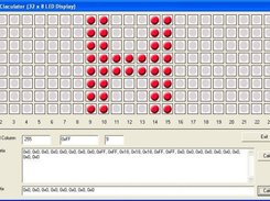 32 x 8 LED Diplay (Windows Version)