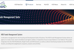 HDS Funds Management System Screenshot 1