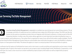 HDS Loan Servicing System Screenshot 1