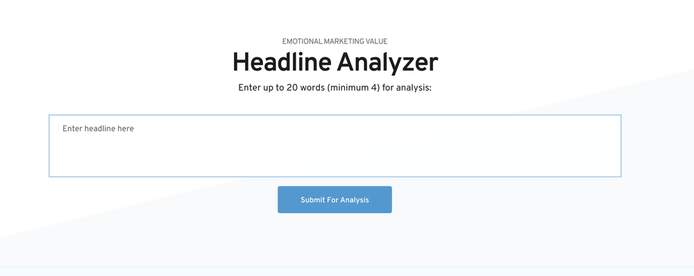 Headline Analyzer Screenshot 1