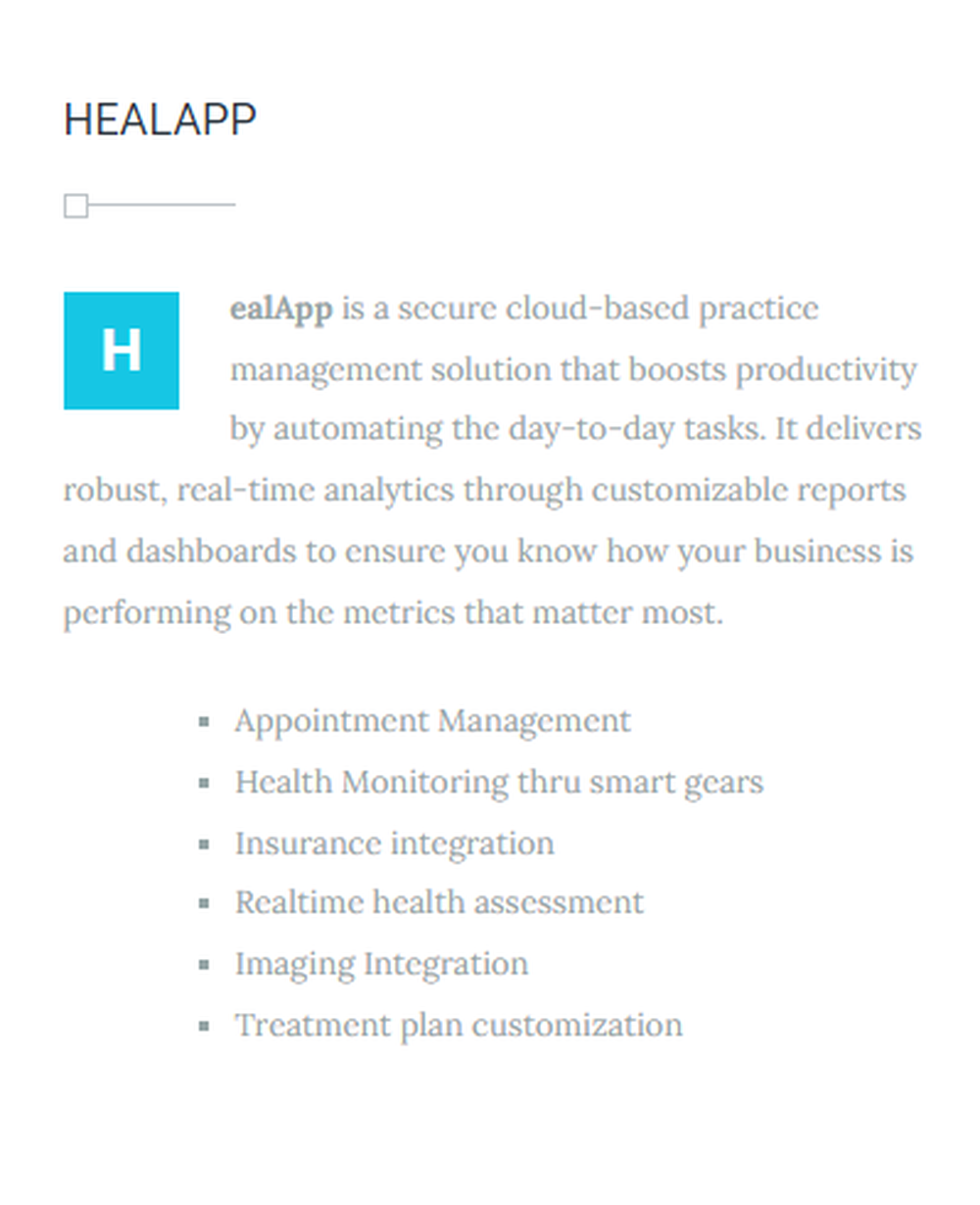 HealApp Screenshot 1