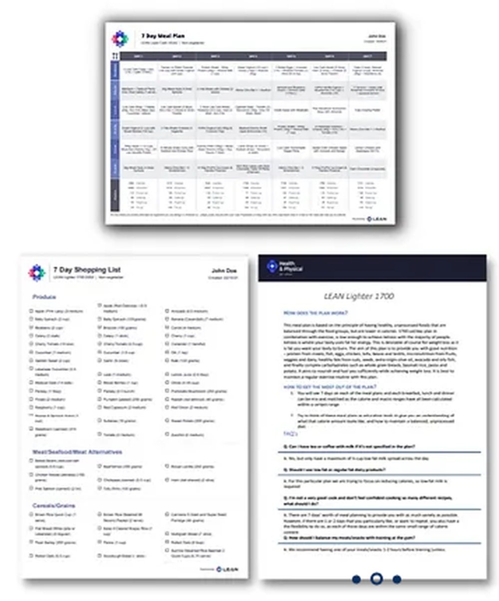 LEAN Health & Physical Screenshot 1