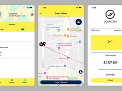 Delivery App Screens