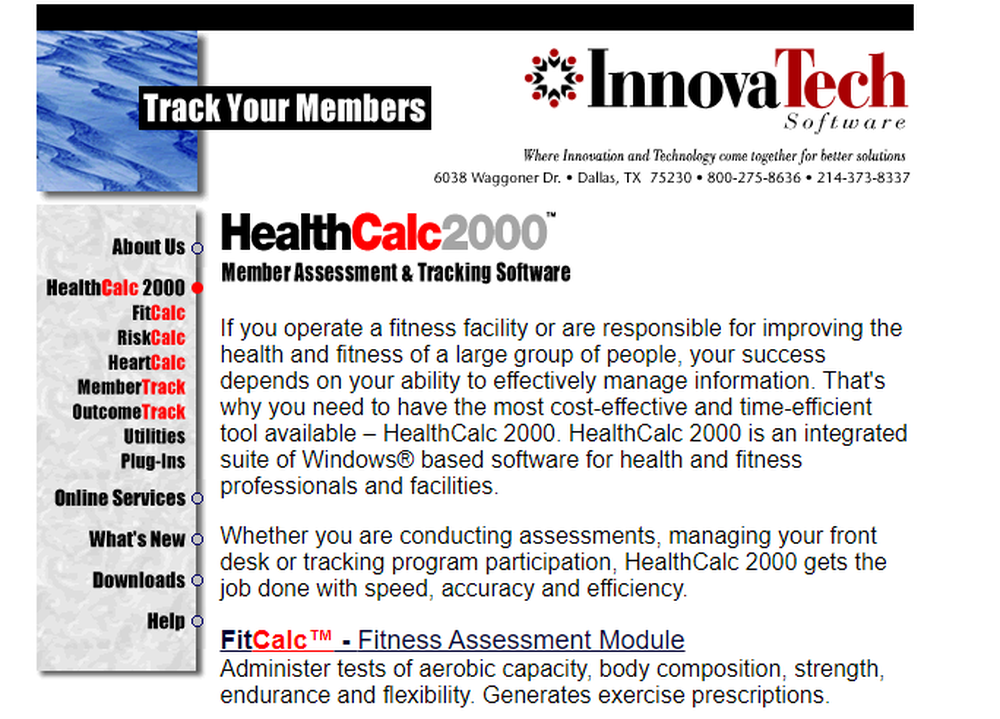 HealthCalc2000 Screenshot 1