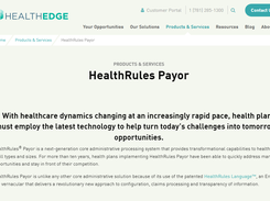 HealthRules Payor Screenshot 1