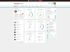 HealthStream Learning Management System Screenshot 1