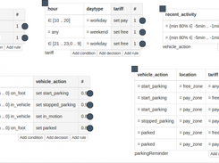 Time handling with time-based operators
