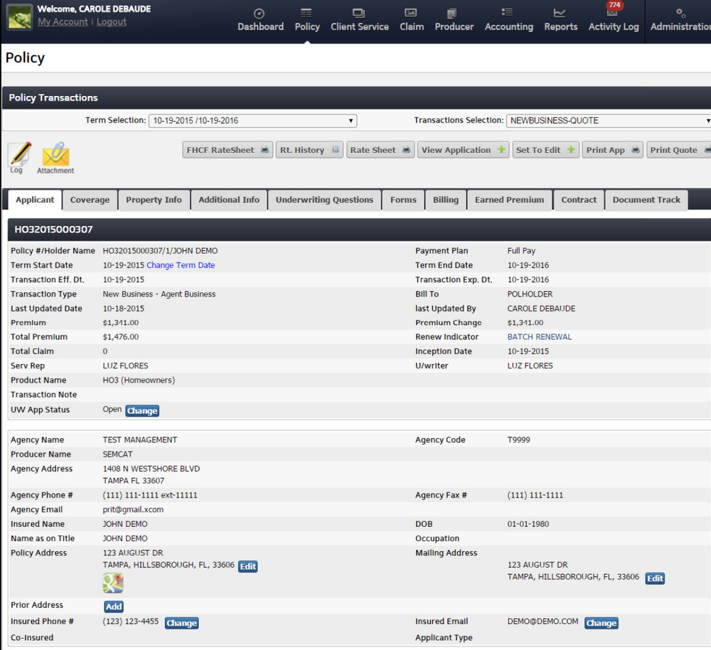 Hedge Fund Solution Screenshot 1