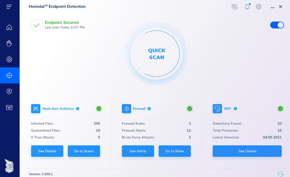 Heimdal Next-Gen Endpoint Antivirus Screenshot 1